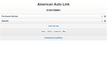 Tablet Screenshot of americanautolink.com